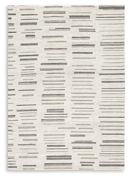 Leesdale - Ivory / Brown / Black - Medium Rug