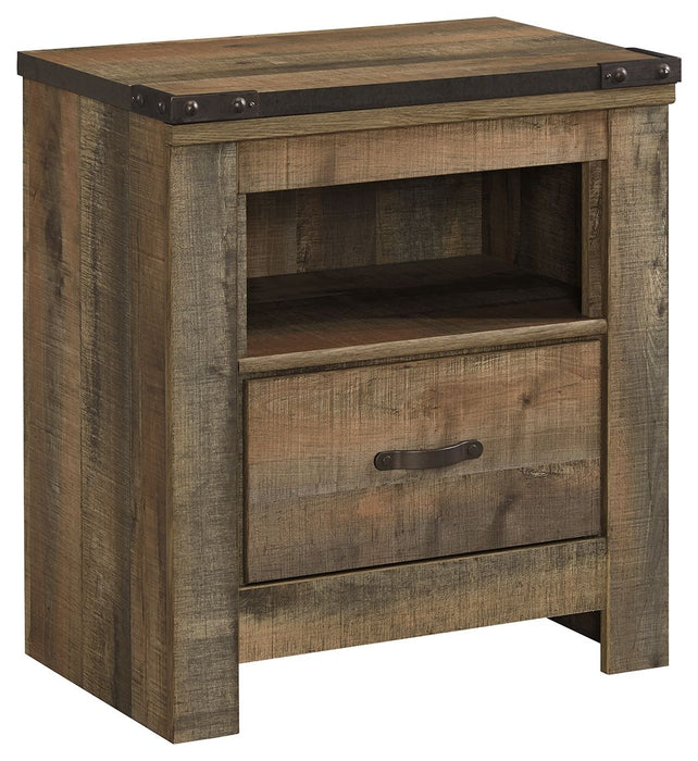 Trinell - Brown - One Drawer Night Stand