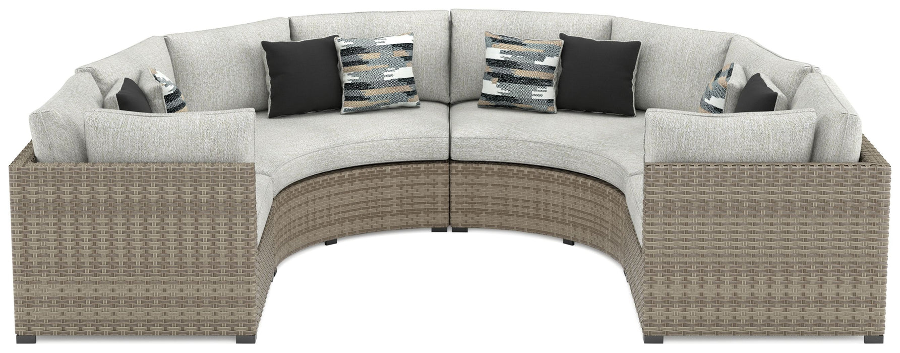 Calworth - Beige - 4-Piece Outdoor Sectional