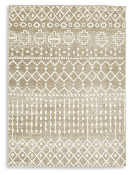 Bunchly - Tan / Brown / Cream - Medium Rug