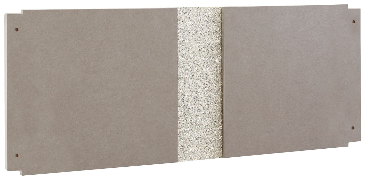 Surancha - Gray - Queen Poster Headboard Panel