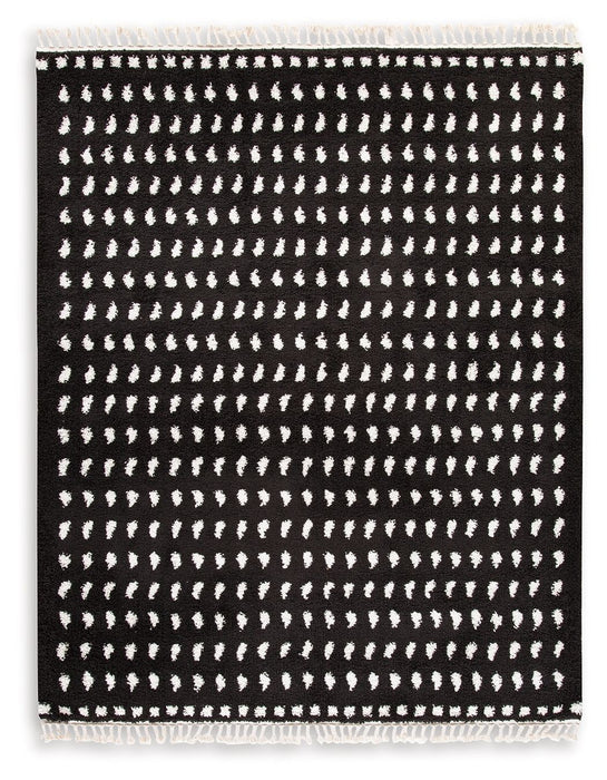 Minston - Black / White - Large Rug