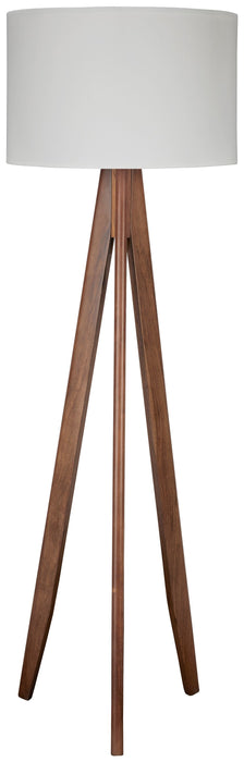 Dallson - Brown - Wood Floor Lamp