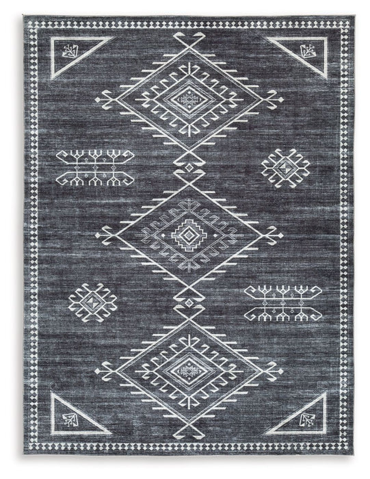 Arloman - Black / Cream / Gray - Medium Rug