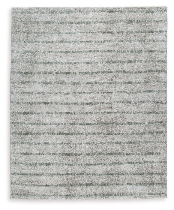 Laddway - Cream / Green - Large Rug