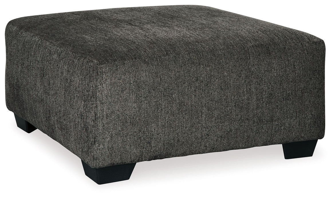 Ballinasloe - Smoke - Oversized Accent Ottoman