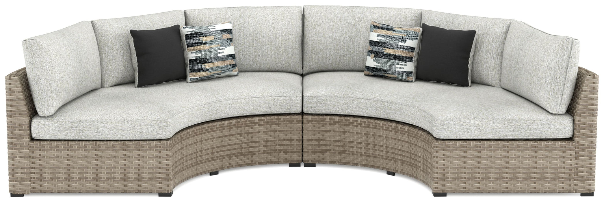 Calworth - Beige - 2-Piece Outdoor Sectional