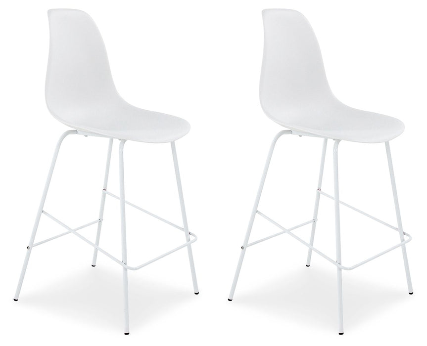 Forestead - White - Barstool (Set of 2)