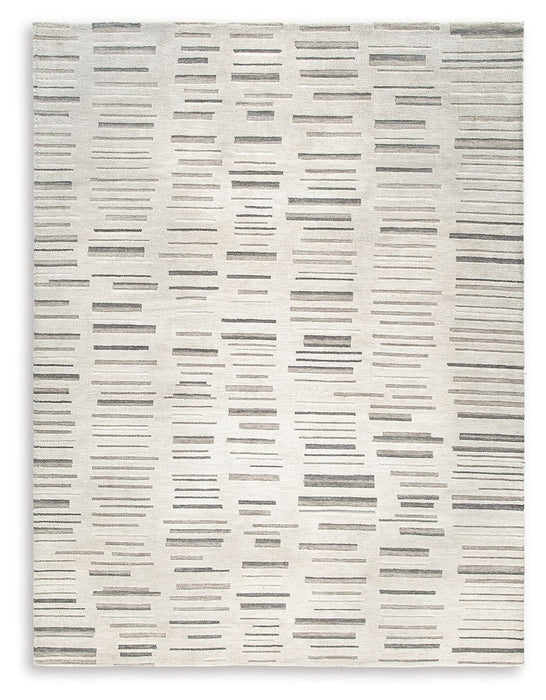 Leesdale - Ivory / Brown / Black - Large Rug
