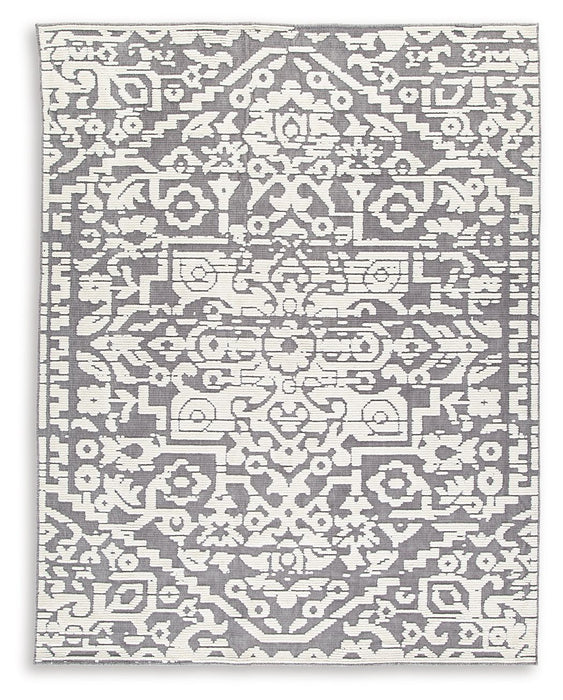 Oddetteley - Gray / Ivory - Large Rug