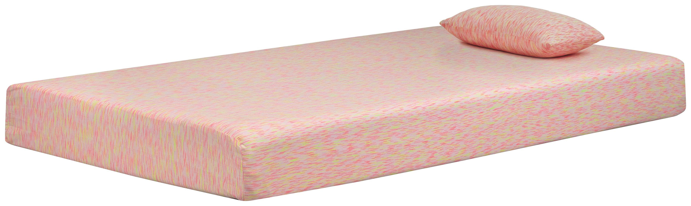 Ikidz - Pink - Twin Mattress And Pillow Set of 2