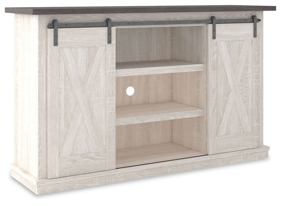 Dorrinson - White - Medium TV Stand