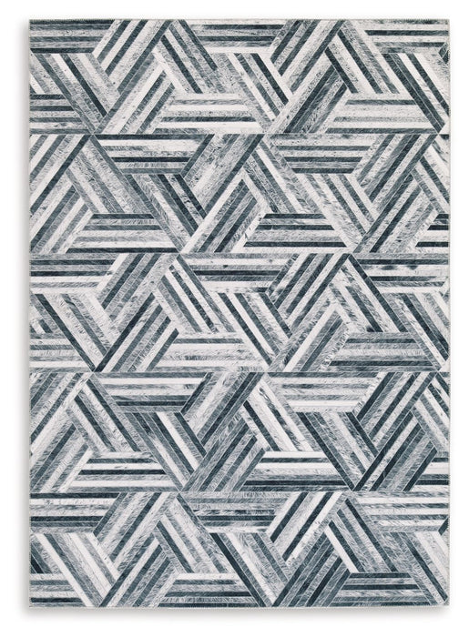 Adalock - Gray / Cream - Medium Rug