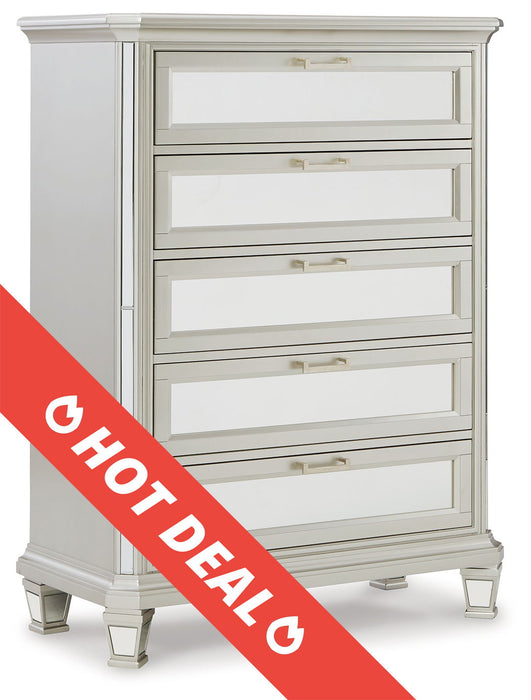 Lindenfield - Silver - Five Drawer Chest