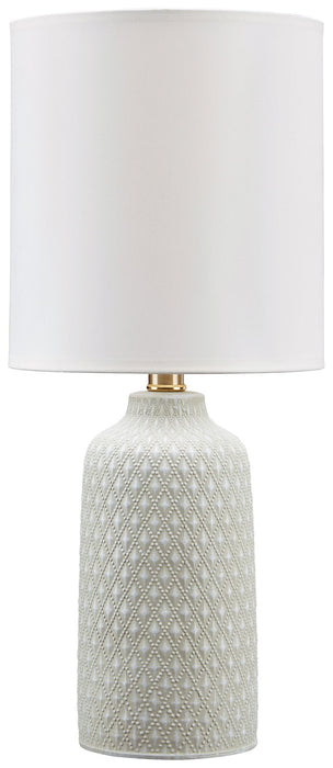Donnford - Gray - Ceramic Table Lamp
