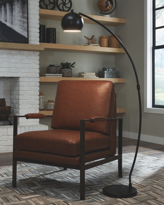 Marinel - Black - Metal Floor Lamp