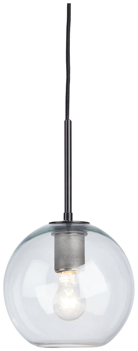 Cordunn - Black - Glass Pendant Light
