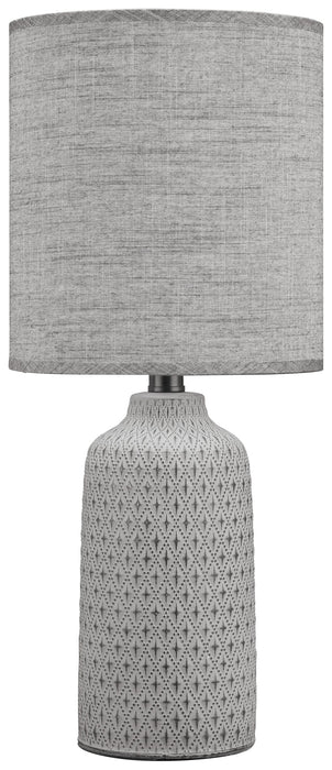 Donnford - Charcoal - Ceramic Table Lamp