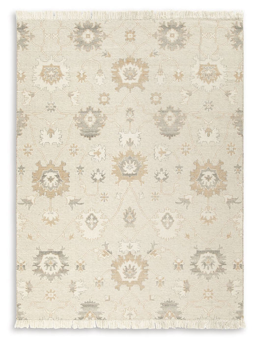 Calkin - Linen / Gray / Caramel - Large Rug