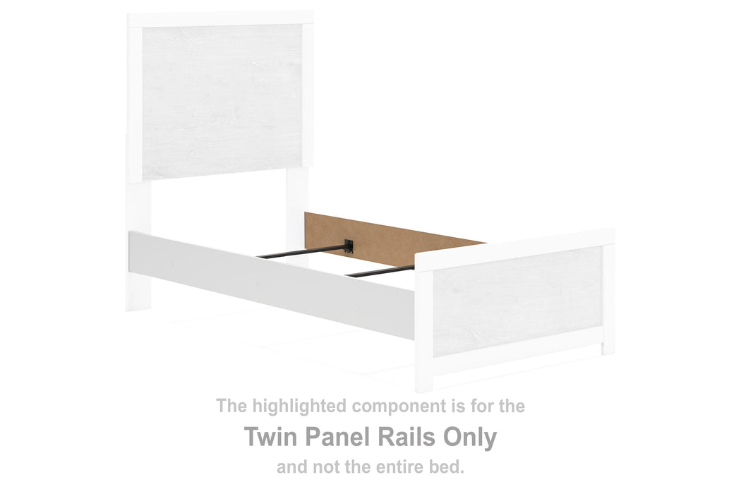 Charbitt - White - Twin Panel Rails