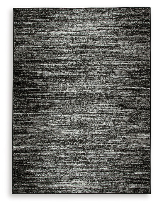 Abageal - Black / White - Large Rug