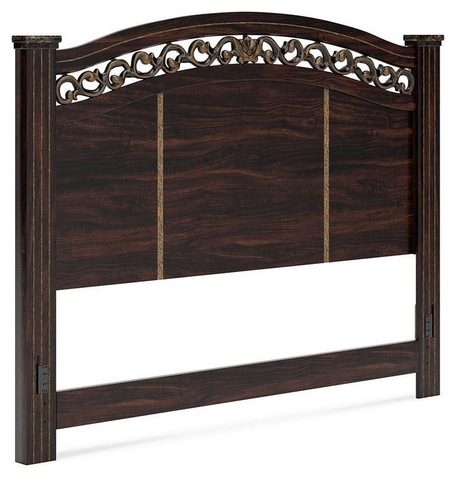 Glosmount - Two-tone - King Poster Headboard