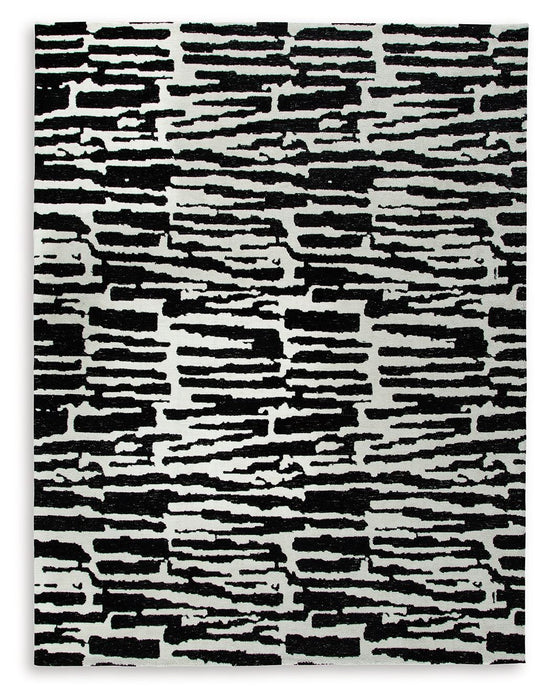 Bramshaw - Black / Ivory - Large Rug