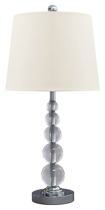 Joaquin - Clear / Silver Finish - Crystal Table Lamp (Set of 2)