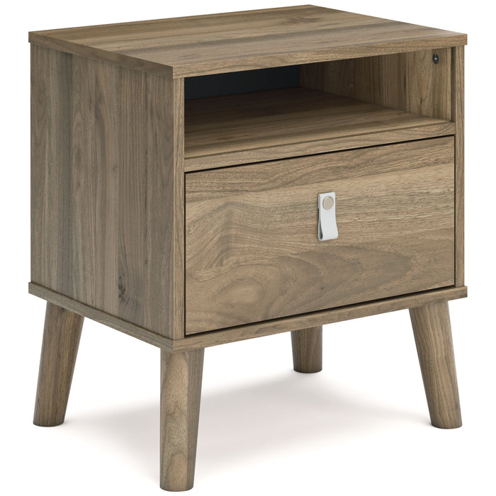 Aprilyn - Light Brown - One Drawer Night Stand