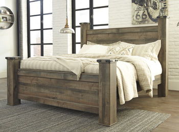 Trinell - Brown - King Poster Headboard Panel