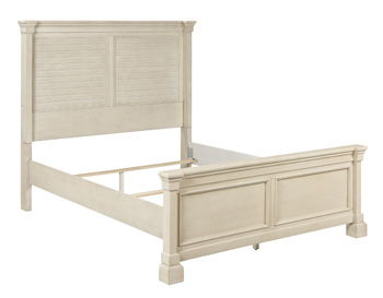 Bolanburg - Antique White - Queen Louvered Headboard