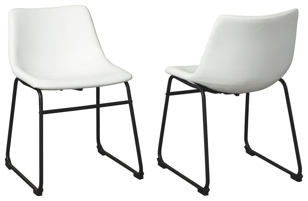 Centiar - White - Dining Uph Side Chair (Set of 2)