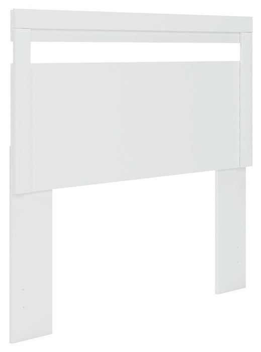 Flannia - White - Full Panel Headboard