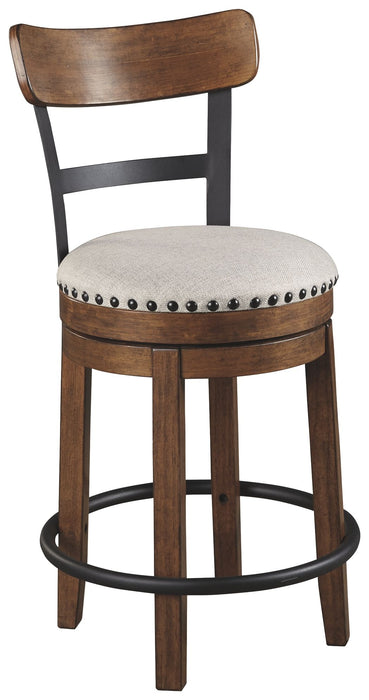 Valebeck - Brown - Uph Swivel Barstool