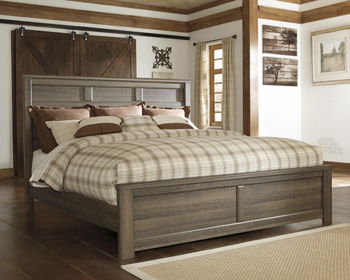Juararo - Dark Brown - King/Cal King Panel Footboard