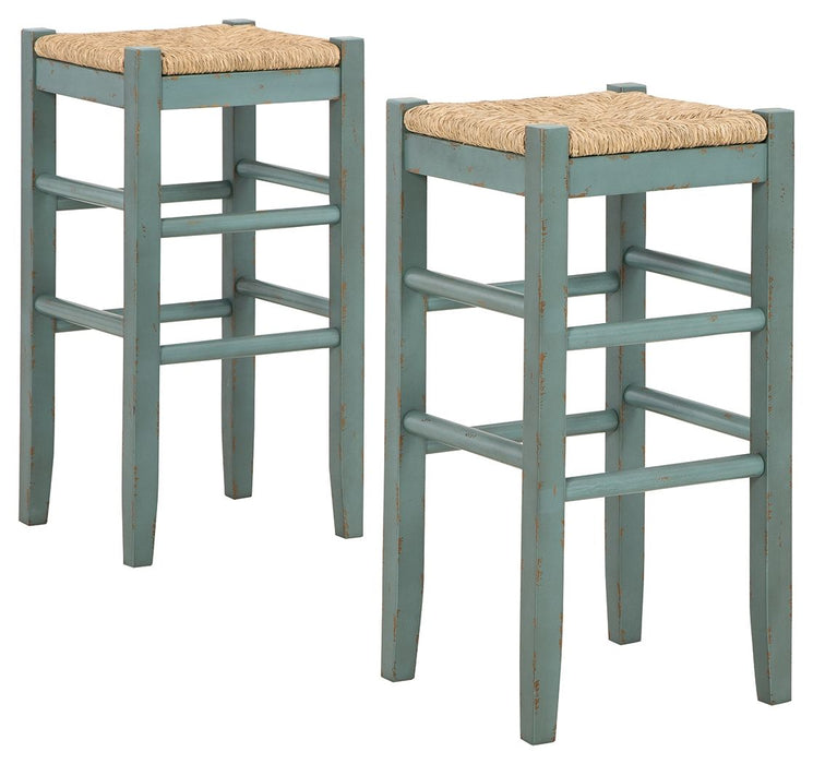Mirimyn - Teal - Tall Stool (Set of 2)