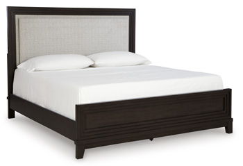 Neymorton - Dark Grayish Brown - King/California King Panel Footboard With Slats