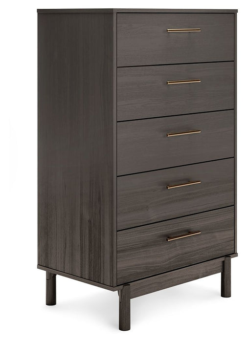 Brymont - Dark Gray - Five Drawer Chest