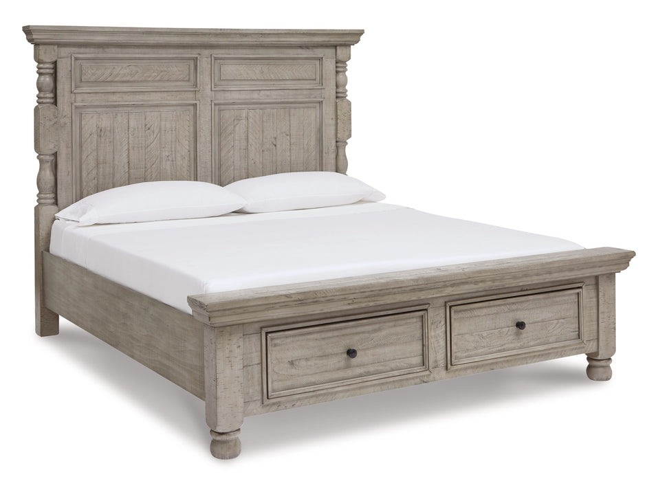 Harrastone - Gray - King/Cal King Hdbd/Ftbd Panels