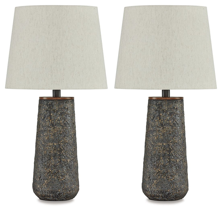 Chaston - Antique Bronze Finish - Metal Table Lamp (Set of 2)