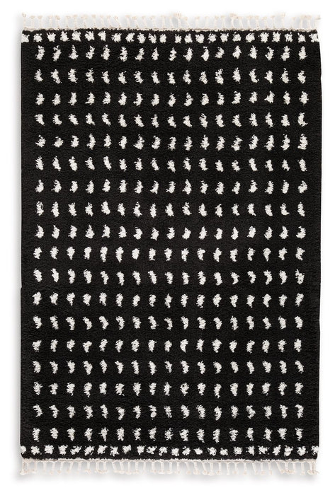 Minston - Black / White - Medium Rug