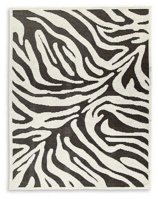 Thomwith - Black / Ivory - Large Rug