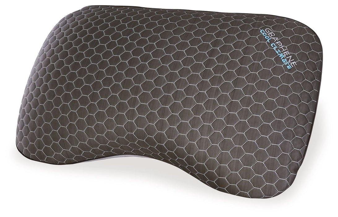 Zephyr 2.0 - Dark Gray - Graphene Curve Pillow (Set of 6)