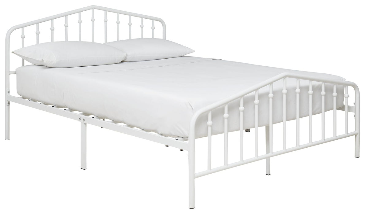 Trentlore - White - Queen Metal Hdbd/Ftbd/Rails