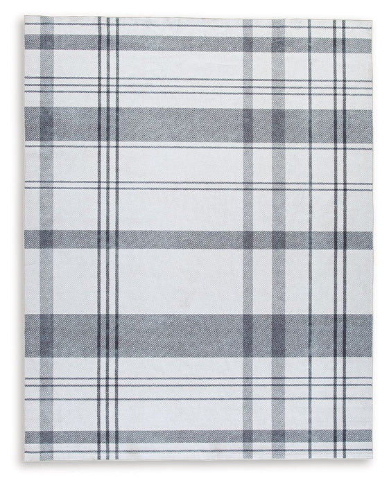 Kaidlow - Gray / Cream - Large Rug