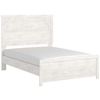 Gerridan - White / Gray - Full Panel Headboard/Footboard