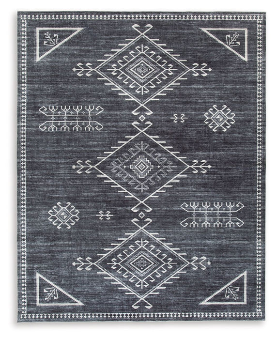 Arloman - Black / Cream / Gray - Large Rug