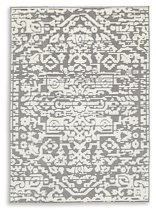 Oddetteley - Gray / Ivory - Medium Rug