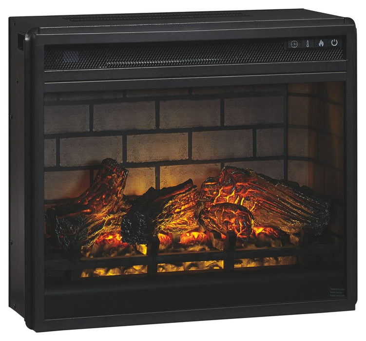 Entertainment - Black - Fireplace Insert Infrared