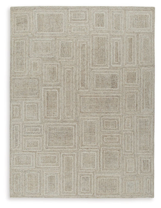 Brickburgh - Gray / Ivory / Honey - Large Rug